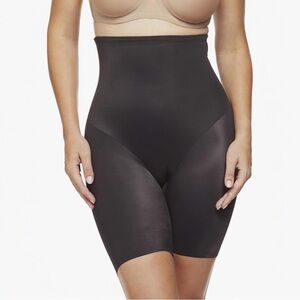 Naomi & Nicole NWOT Blk Magic Firm Control High Waist Thigh Slimmer L 12-14 #266